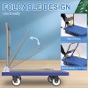 Platform Truck, Foldable Push Cart Dolly with 360° Swivel Wheels, Heavy Duty Luggage Cart with 661lb Weight Capacity, Space-Saving Push Hand Cart - image 4 of 4