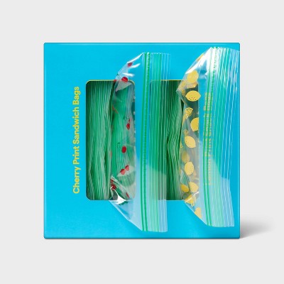 Food Storage Bags Variety Pack - Cherries/Lemons - 200ct - up&up™