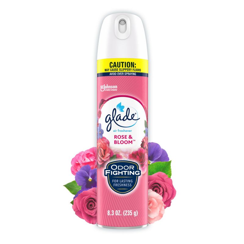 Glade Aerosol Room Spray Air Freshener - Rose &#38; Bloom - 8.3oz, 1 of 15