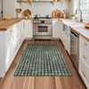 Machine Washable Modern Plaid Area Rug Soft Non Slip Rug Indoor Accent Decorative Printed Rug Low Pile Foldable Carpet for Living Room Bedroom - 3 of 4