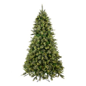 7.5ft Pre-Lit Cashmere Pine Full Artificial Tree LED Warm White - Vickerman - 1 of 4