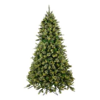 7.5ft Pre-Lit Cashmere Pine Full Artificial Tree LED Warm White - Vickerman