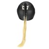 Unique Bargains Helmet Decor Gradient Braid Ponytail Black Beige 25 inches - 3 of 4