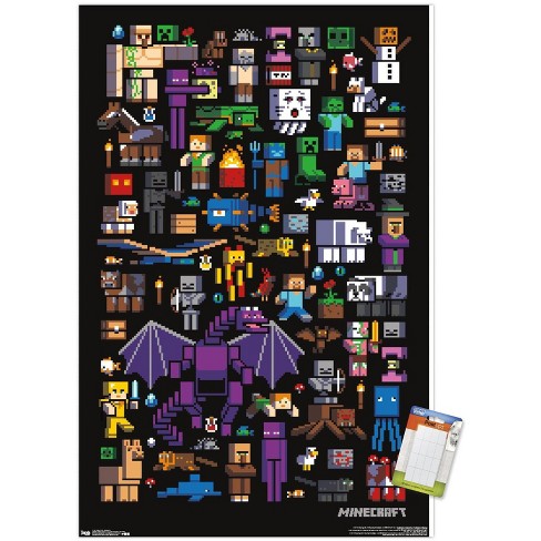 Trends International Minecraft: Legends - White Poster