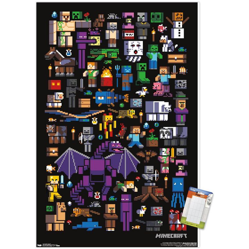 Trends International Minecraft - Mobbery Unframed Wall Poster Prints, 1 of 7