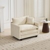 SeaCamel Cloud Ottoman, Modern Sectional, Living Room Bedroom & Apartment, Comfy Double Layer, Breathable Chenille, Beige - 2 of 4