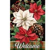 Briarwood Lane Winter Christmas Garden Flag 12x18 For Outdoor Mixed Poinsettias For Christmas Garden Flag Flags For Outside - 3 of 4