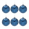 Geometric Glittered Glass Ball Ornament (Set of 6) - 3 of 3