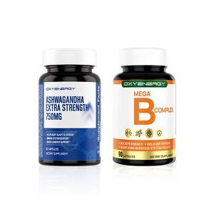 OXYENERGY Ashwagandha & Vitamin B Complex Bundle - 1 of 1
