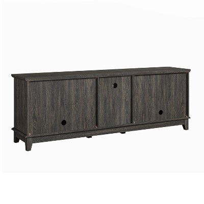 Festivo Dark Brown 72-Inch TV Stand with Cabinets and Drawer