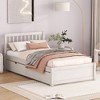 CAVINAS Twin Size Modern Design Platform Bed Frame with Drawers/Trundle,No Box Spring Needed - 3 of 4