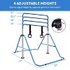 BestParts Expandable Gymnastics Bars,Adjustable Height Gymnastic Horizontal Bars,Junior Training Bar Children Folding Training Monkey Bars for Kids - 4 of 4