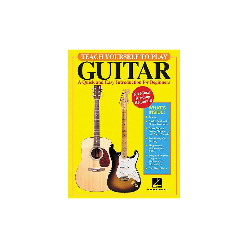 Hal Leonard Teach Yourself to Play Guitar Book, 1 of 2