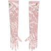 Wicked Opera Gloves Galinda Pink Satin Adult Formal Evening Long Gloves Pink - 2 of 4