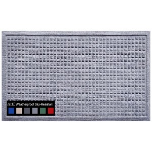 A1HC Durable Multi Purpose Polypropylene Rubber Doormat for Indoor Outdoor Front Door Mat, Waffle - 1 of 4