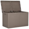 VidaXL Patio Storage Box 47.6 gal Brown PP Rattan - 2 of 4