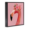 Stupell Industries Floral Flamingo Pink Portrait, 24" x 24" - 3 of 4