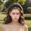 Unique Bargains Women's Lace Double Layer Wide Headband 1 Pc - 2 of 4