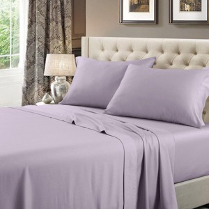 Egyptian Linens Solid 600 Thread Count Sheets Set - 1 of 4
