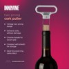Innnovine Two Prong Cork Puller, Chrome Handle with Sheath, Preserve Corks Intact, Durable Design, Perfect for Wine Enthusiasts, Set of 1 - 2 of 4