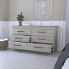 FM Furniture,Luxor 6 Drawer Double Dresser - 3 of 4