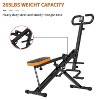Sevobal Treadmills Rowing Machine for Home Adjustable 8 Speed Booster, Home Exercise Gym Squat Trainer Machine for Burn Fat, Gray, 36"*23"*43" - 4 of 4