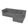 106'' Chenille L-Shaped Modular Sectional Sofa with Chaise, Boneless Design and No Assembly Required - 2 of 4