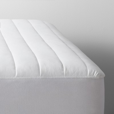 Twin XL Comfort Quilted Mattress Pad White - Made By Design™