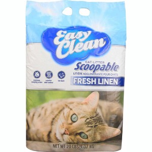 Easy Clean Clumping Fresh Linen Cat Litter - 20 lbs - 1 of 1