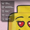 Girl's LEGO Heart Eyes Face T-Shirt - 4 of 4