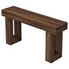 Resenkos Entryway Table, Console Sofa Table,63-Inch Console Table, Farmhouse Wooden Sofa Table Entryway Table,Rustic - 2 of 4