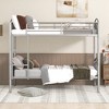 CAVINAS Twin Over Twin Detachable Bunk Bed with Guardrail & Ladder,Metal Bed Frame for Kids Room,Bedroom - 2 of 4