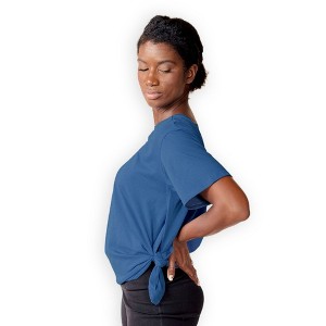 Of An Origin Oversized Organic Cotton Multi-way Maternity to  Nursing V-Neck Tee, Original Colors - 1 of 4