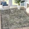 Area Rugs, Vintage Rug, Machine Washable, Floor Carpet Indoor, Low Pile Non Slip Floor Mat, for Bedroom Dining Room Farmhouse - 2 of 4
