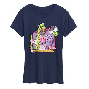 Women's - Barbie - Barbie Extra Short Sleeve Graphic T-Shirt - 1 of 4