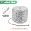 Unique Bargains Soft Polyester Twisted Silk Decorative Craft Cord Trim Cord Rope 22 Yards 1 Pc - 3 of 4