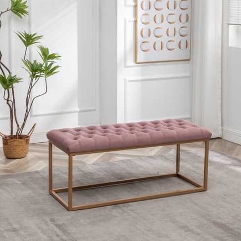 Target store velvet bench