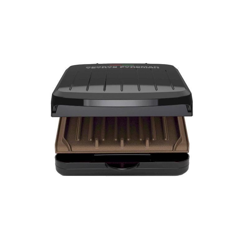 George Foreman 2 Serving Classic Plate Electric Grill &#38; Panini Press - Black - GRS040BZ, 2 of 11
