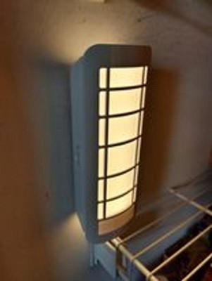 Outdoor LED Battery Powered Motion Activated Wall Sconce - #T4505