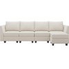 Belffin 5-Piece L-Shaped Sectional – 1500lb Capacity & Pet-Resistant Storage System - 2 of 4