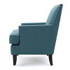 GDFStudio Richardson Contemporary Fabric Upholstered Club Chair with Nailhead Trim - 4 of 4