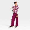 Girls' Sanrio Hello Kitty & Friends Fleece Sweatpants - Burgundy - 4 of 4