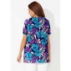 Catherines Women's Plus Size Easy Fit Short Sleeve V-Neck Tunic - 3 of 4