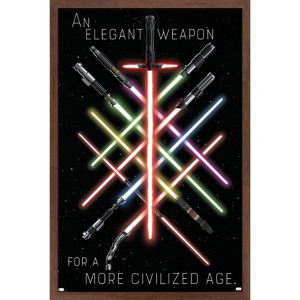 Trends International Star Wars - Lightsaber Group Framed Wall Poster Prints - 1 of 4