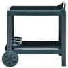 vidaXL Beverage Cart Green 27.2 in.x20.9 in.x28.3 in. Plastic - 2 of 4