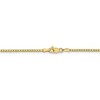 Black Bow Jewelry 1.5mm 10k Yellow Gold Solid Box Chain Necklace - 4 of 4