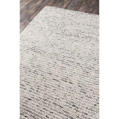Handmade Tufted Diamond Wool-Viscose Blend Rug in Blue 7'9" x 9'9"