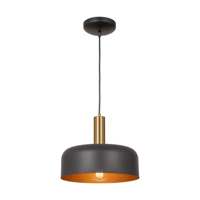 Artcraft Lighting Orsa 1 - Light Pendant in  Black/Brushed Brass