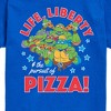 Boys' - Teenage Mutant Ninja Turtles - Life Liberty Pursuit Of Pizza Short Sleeve Graphic T-Shirt - 2 of 4