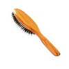 Bass Brushes Shine & Condition Hair Brush Premium Bamboo Handle with Premium 100% Pure Firm Natural Boar Bristles+Nylon Pin Large Oval Dark Bamboo - 4 of 4